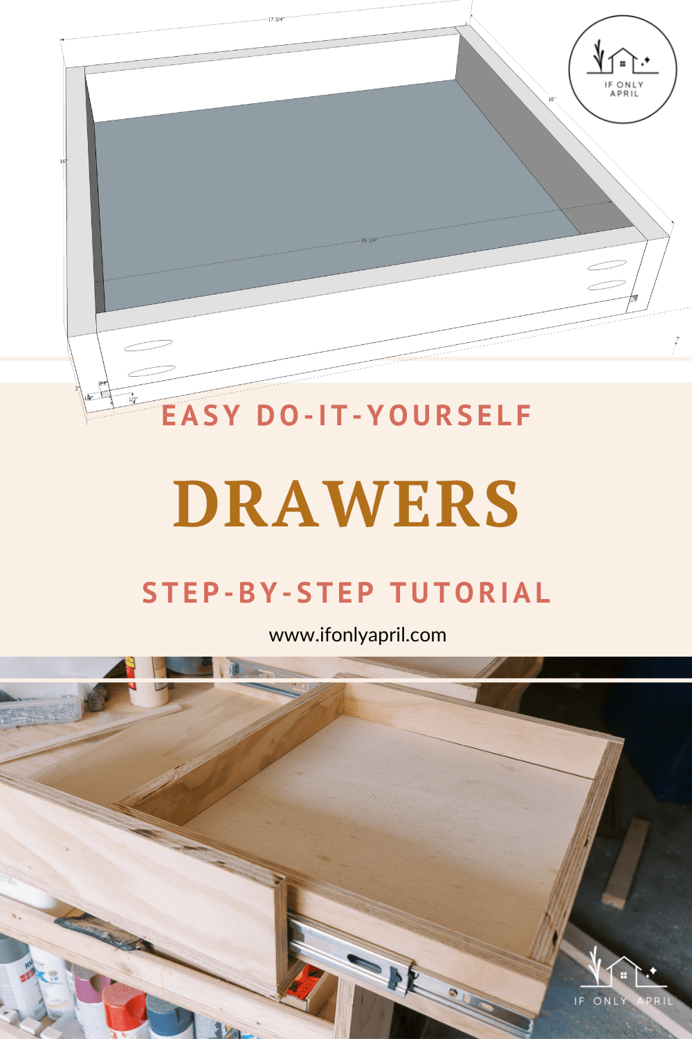 How to make drawers - If Only April